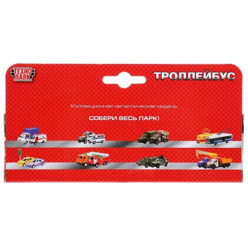 Металлическая модель Троллейбус Технопарк SB-15-34-T фото 4