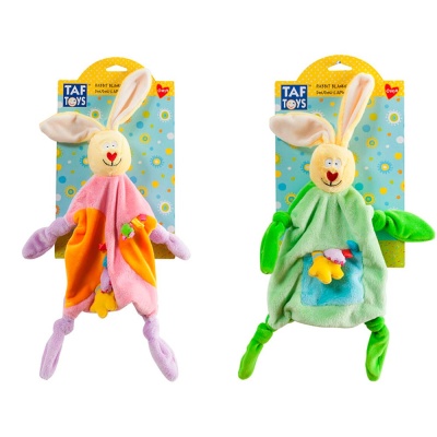 Игрушка комфортер с прорезывателем Кролик Taf Toys 11055