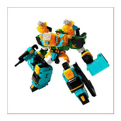 Игрушка робот-трансформер Бастер Галлон 15 см S1 Метал Кард Бот 69018 2