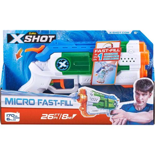 Игрушка водный бластер X-Shot Water Fast Fill Micro Zuru 56220 фото 3