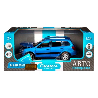 Машинка металлическая Lada Granta Cross Автопанорама JB1251205 5