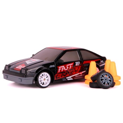 Машинка радиоуправляемая Легковая масштаб 1:24 Kid Rocks RC5277 черная 2