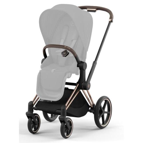 Коляска 2 в 1 Cybex Priam IV Rosegold Off White фото 32