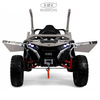 Детский электромобиль RiverToys Z707ZZ серый
