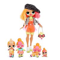 Набор кукол с питомцем L.O.L. Surprise Neon QT Family MGA 423195-INT