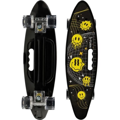 Скейтборд-пенниборд U-Turn СКБ-3337 чёрный 01