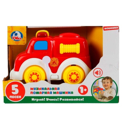 Музыкальная пожарная машинка Песни Шаинского Умка B976096-R