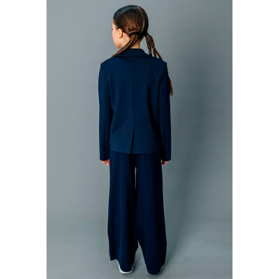 Жакет школьный для девочки Deloras X64228A синий 3