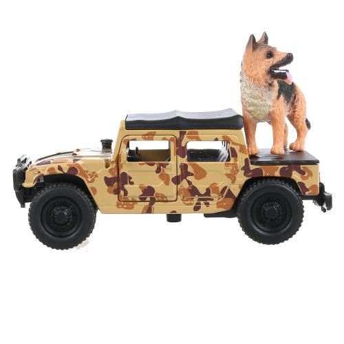 Машина Пикап Hummer h1 с овчаркой Технопарк SB-18-09-H1-M(DY)+DOG-WB фото 2