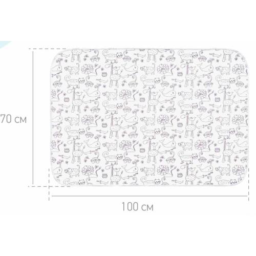 Клеёнка-наматрасник с резинками-держателями Roxy-Kids R-0078/77N фото 2