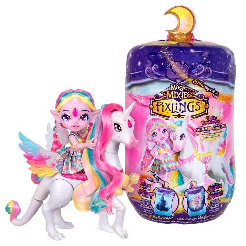 Кукла в колбе и Единорог Pixlings Doll And Unicorn My Magic Mixies Moose 30531