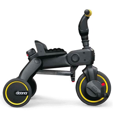 Велосипед Liki Trike трехколесный складной Doona S5 Nitro Black 4