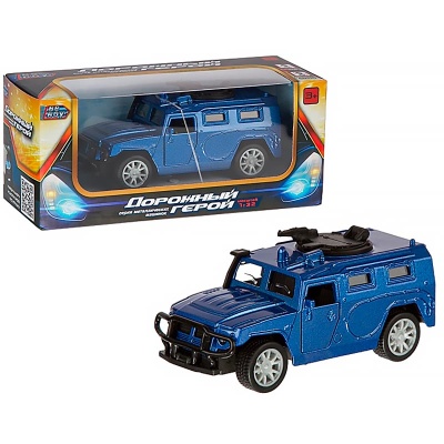 Полицейский автомобиль инерционный металлический масштаб 1:32 BeBoy IT107513 2