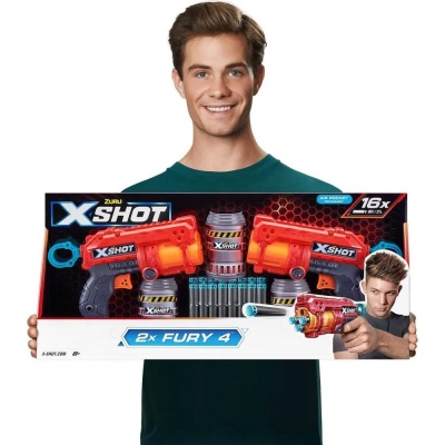 Игровой набор Бластеры X-Shot Excel Fury 2 шт Zuru 36329 04