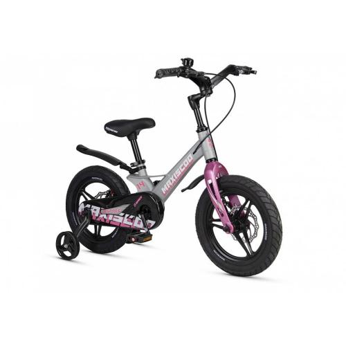 Велосипед детский Maxiscoo Space Deluxe Plus 14 MSC-S1443D серый жемчуг фото 2