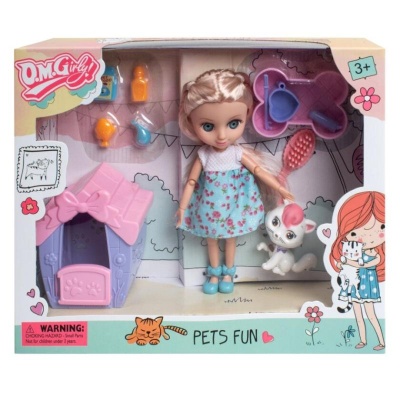 Игровой набор Кукла Тина с питомцем 58014 02