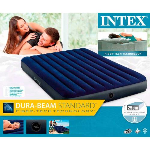 Надувной матрас Classic 152 x 203 x 25 см Intex 64759 фото 4