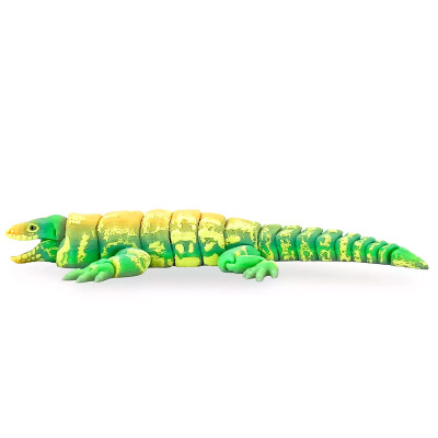 Подвижная 3D-игрушка Ящерица Тегу зеленая FunBerry Toys 03006238 2