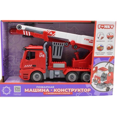 Пожарная машина-конструктор Funky toys FT61113