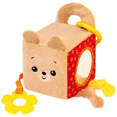 Развивающая мягкая игрушка Кубик Мишка Барни Мякиши 628