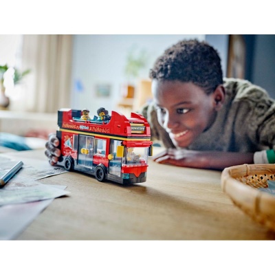 Конструктор Lego City 60407 Красный двухэтажный экскурсионный автобус