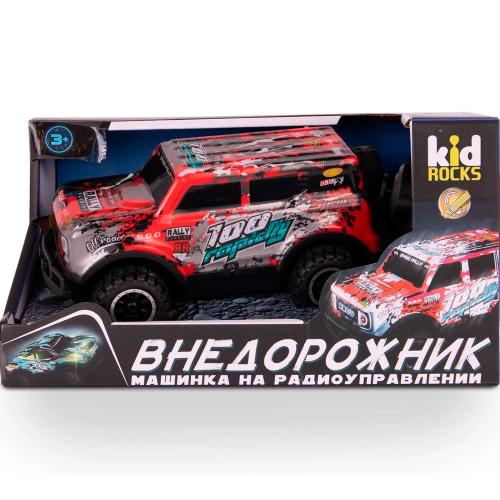 Внедорожник радиоуправляемый масштаб 1:24 Kid Rocks RC1873 красный фото 4
