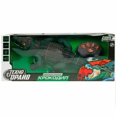 Крокодил на дистанционном управлении свет звук движение Технодрайв 1510F380-R 3