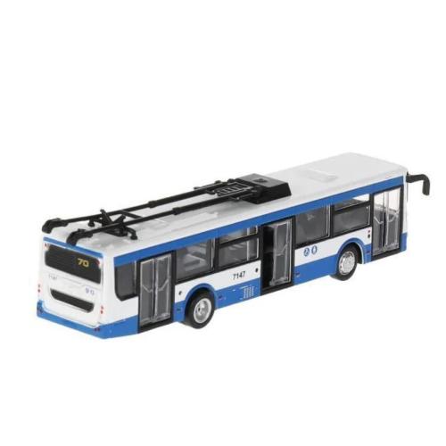 Модель Городской Троллейбус Технопарк TROLL-18-WHBU фото 3