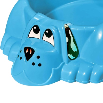 Песочница Собачка Sheffilton Kids П-376 голубой-зелёный 03