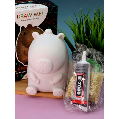 Алмазная мозаика на копилке Capybara Draw me! 156-TZ040 2