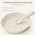 Силиконовая тарелка с ложкой Happy Baby 15073 cream