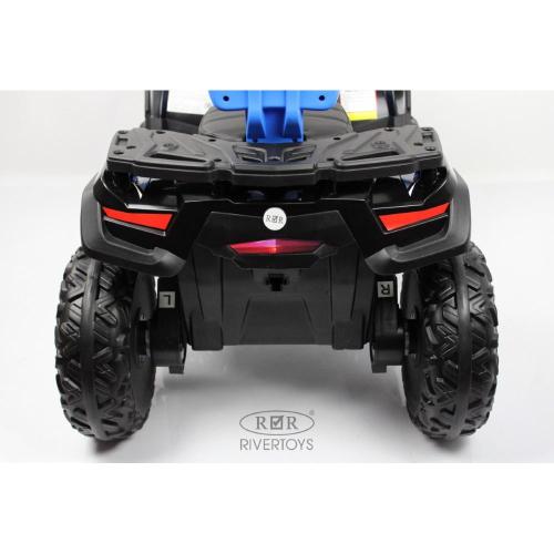 Детский электроквадроцикл 4WD RiverToys T001TT синий фото 8