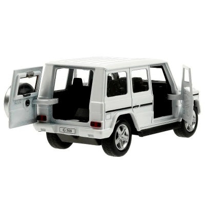 Машина металлическая инерционная Mercedes-Benz G-Class 12 см Технопарк GCLASS-12-WH 2