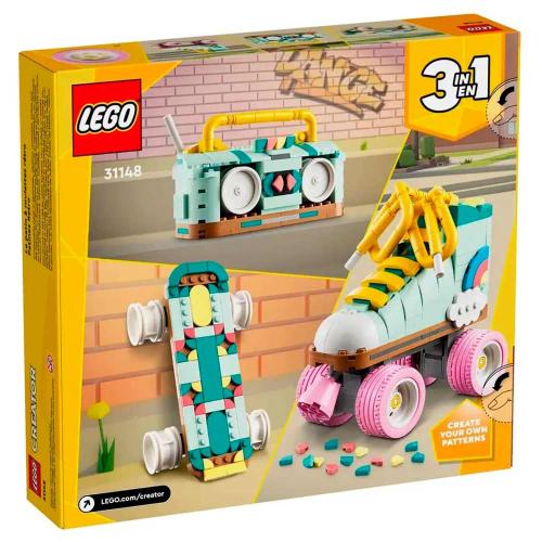 Конструктор Lego Creator 3 в 1 Ретро-роликовые коньки 342 детали Lego 31148 фото 4