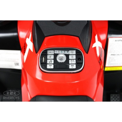 Детский электроквадроцикл 4WD RiverToys T001TT красный