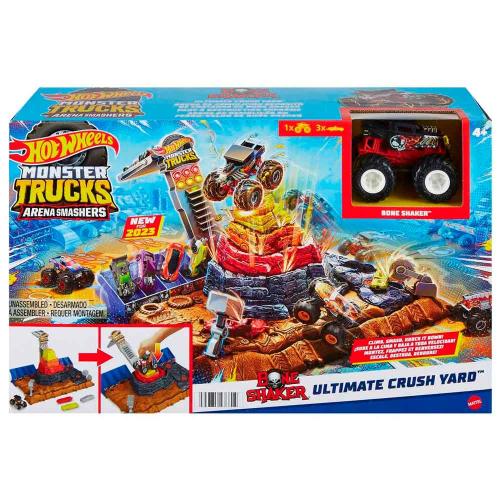 Автотрек  Невероятная арена для разрушителей 1 машинка Hot Wheels HNB96 фото 3