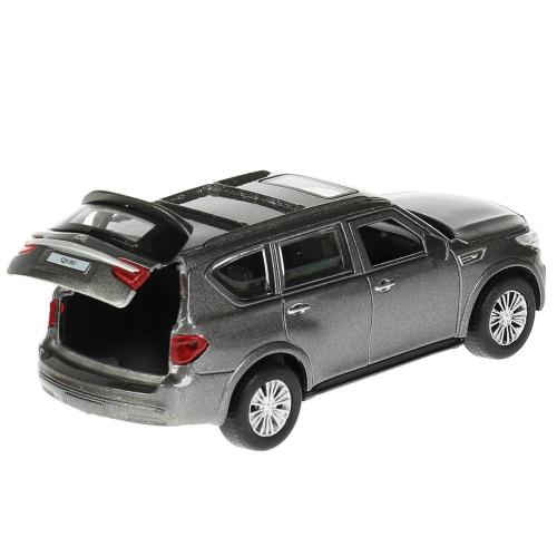 Коллекционная машинка Infiniti QX80 Технопарк QX80-12-GY фото 3