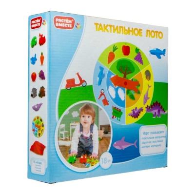 Настольная игра Растем вместе Тактильное лото 1Toy Т16222 2