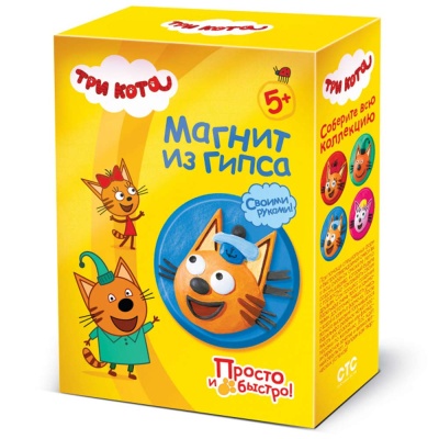 Магнит из гипса Три кота Коржик Фантазер 405120 1