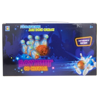 Боулинг со светом 1toy Т17325