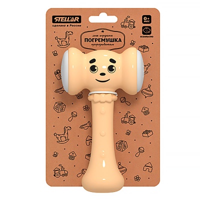 Погремушка Весёлая кувалдочка Stellar 02231