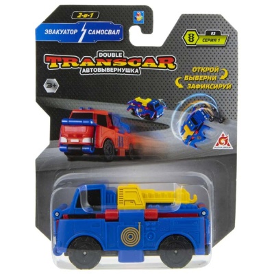 Машина Transcar Double Эвакуатор - Самосвал 1toy Т18276 3