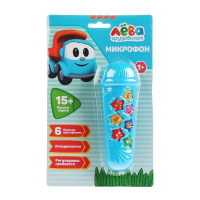 Музыкальная игрушка Микрофон Грузовичок Лева Умка HT661-R