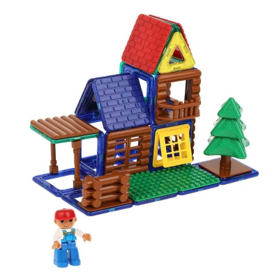 Магнитный конструктор Домик в лесу On time 45050 1