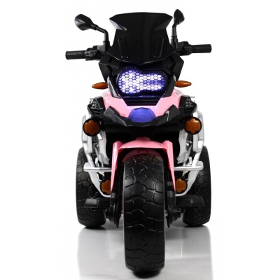 Детский электромотоцикл RiverToys М111БХ розовый