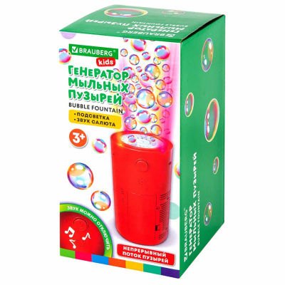 Мыльные пузыри Фонтан Генератор со звуком салюта Brauberg Kids 665150 5