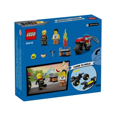 Конструктор Lego City 60410 Пожарно-спасательный мотоцикл