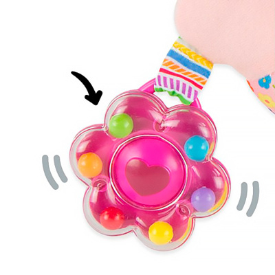 Игрушка с подвесом для малышей Кукла Эмилия развивающая Lamaze Tomy 65964 3