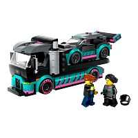 Конструктор Lego City Гоночный автомобиль и автовоз 328 деталей Lego 60406