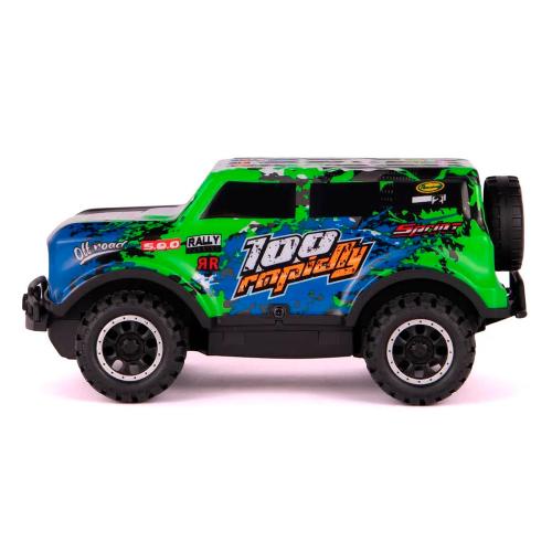 Внедорожник радиоуправляемый масштаб 1:24 Kid Rocks RC1874 зеленый фото 3